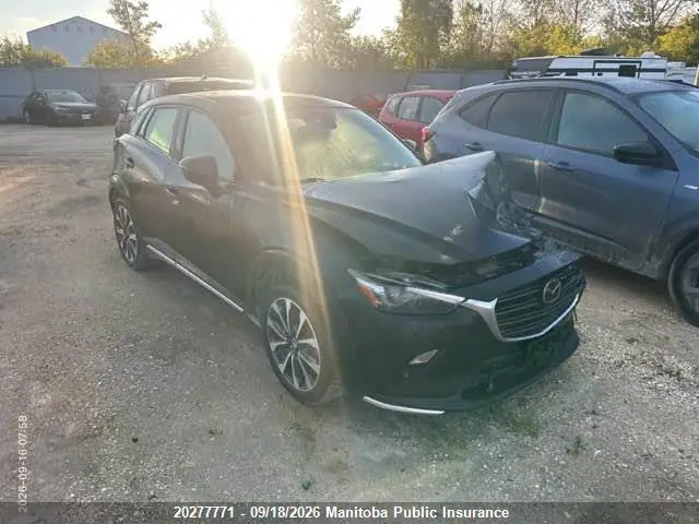 JM1DKFD7XM1508174 — 2021 Mazda CX-3, Передняя часть (Front), фото до ремонта