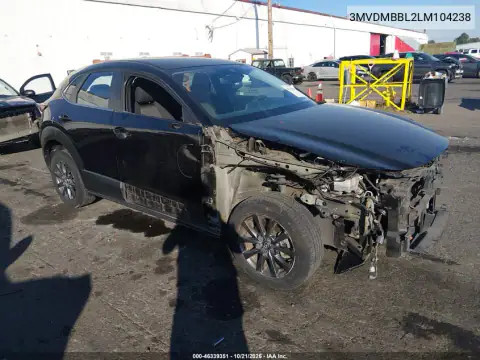 3MVDMBBL2LM104238 — 2020 Mazda CX-30, Передня частина, фото до ремонту