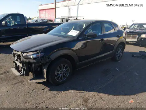 3MVDMBBL2LM104238 — 2020 Mazda CX-30, фото 3 с аукциона IAAI, ПЕРЕДНЯЯ ЧАСТЬ