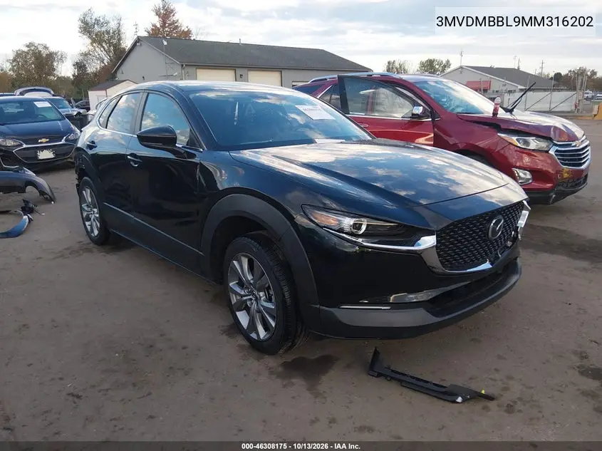 2021 Mazda Cx-30 Select VIN 3MVDMBBL9MM316202 фото 2