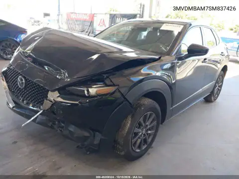 3MVDMBAM7SM837426 — 2025 Mazda CX-30, фото 2 з IAAI, Передня частина