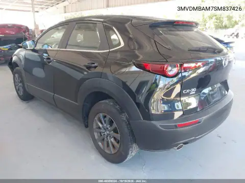 3MVDMBAM7SM837426 — 2025 Mazda CX-30, фото 3 з IAAI, Передня частина