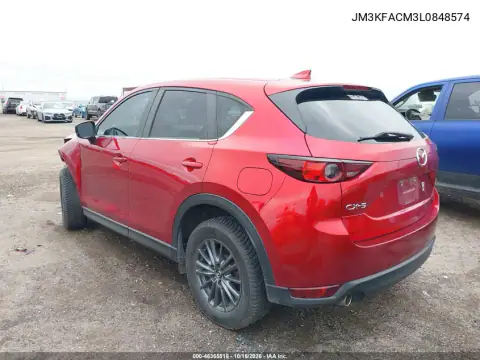 JM3KFACM3L0848574 — 2020 Mazda CX-5, Передня частина зліва, фото до ремонту