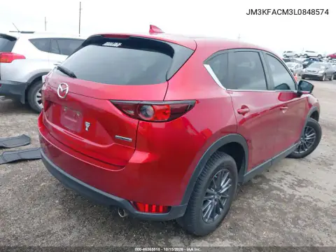 JM3KFACM3L0848574 — 2020 Mazda CX-5, фото 5 с аукциона IAAI, передняя часть слева