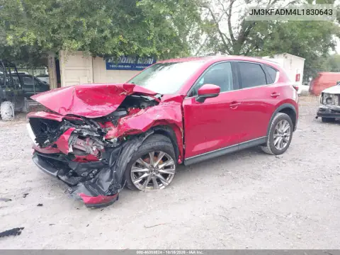 JM3KFADM4L1830643 — 2020 Mazda CX-5, photo 2 from IAAI, Front end