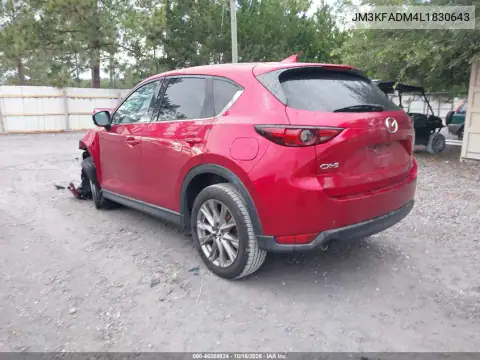 JM3KFADM4L1830643 — 2020 Mazda CX-5, photo 3 from IAAI, Front end
