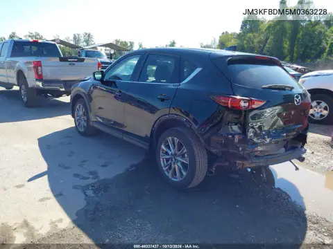 2021 Mazda Cx-5 Grand Touring VIN JM3KFBDM5M0363228 фото 3
