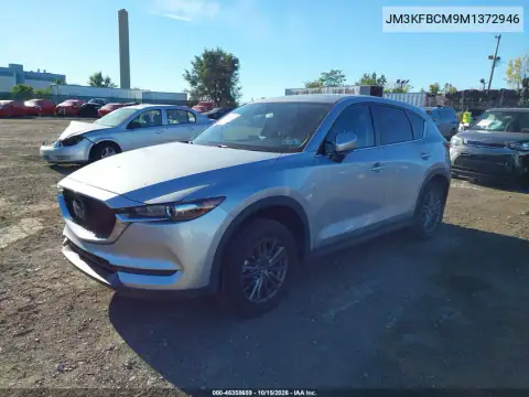JM3KFBCM9M1372946 — 2021 Mazda CX-5, photo 2 from IAAI, Right rear