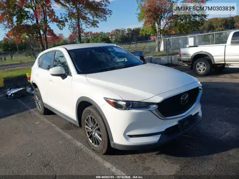 JM3KFBCM7M0303839 — 2021 Mazda CX-5, Tył, zdjęć przed naprawą