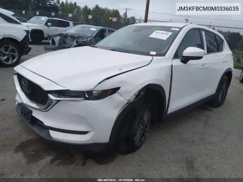 JM3KFBCM0M0336035 — 2021 Mazda CX-5, zdjęcie 2 z IAAI, Lewy i prawy bok