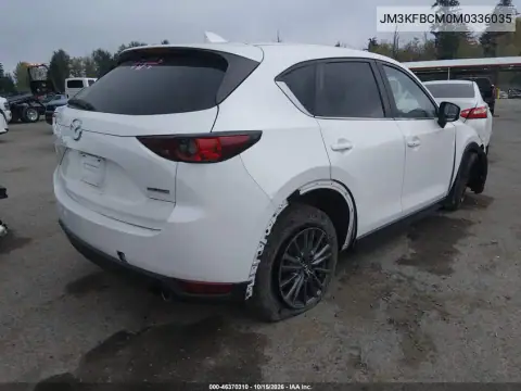 JM3KFBCM0M0336035 — 2021 Mazda CX-5, zdjęcie 4 z IAAI, Lewy i prawy bok