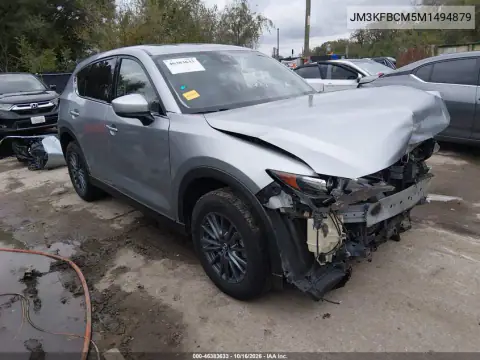 JM3KFBCM5M1494879 — 2021 Mazda CX-5, Przód, zdjęć przed naprawą