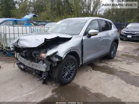 JM3KFBCM5M1494879 — 2021 Mazda CX-5, zdjęcie 3 z IAAI, Przód