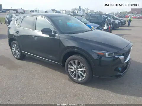 JM3KFBEM5S0738983 — 2025 Mazda CX-5, Parte trasera, fotos antes de reparar