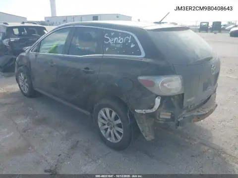 JM3ER2CM9B0408643 — 2011 Mazda CX-7, foto 3 de IAAI, Parte delantera y trasera