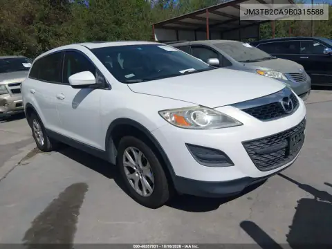 JM3TB2CA9B0315588 — 2011 Mazda CX-9, ბუნებრივი ცვეთა, ფოტოები შეკეთებამდე