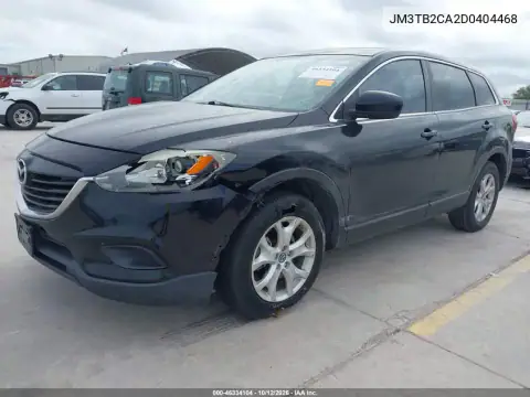 JM3TB2CA2D0404468 — 2013 Mazda CX-9, photo 2 from IAAI, Engine damage