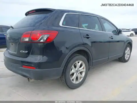 JM3TB2CA2D0404468 — 2013 Mazda CX-9, photo 4 from IAAI, Engine damage