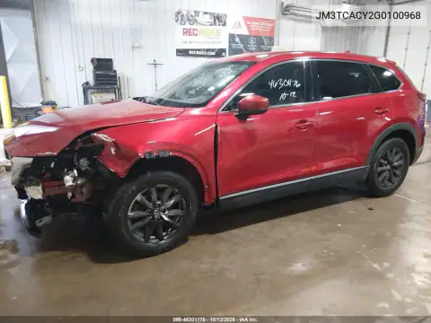 JM3TCACY2G0100968 — 2016 Mazda CX-9, фото 3 с аукциона IAAI, ПЕРЕДНЯЯ ЧАСТЬ
