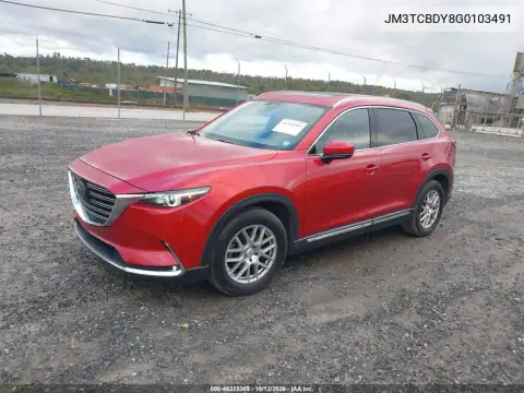 JM3TCBDY8G0103491 — 2016 Mazda CX-9, foto 3 de IAAI, Trasera derecha