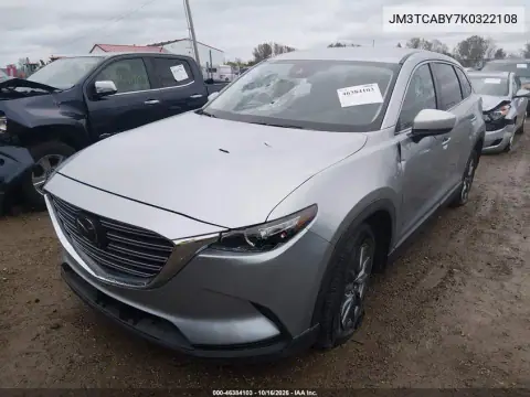 JM3TCABY7K0322108 — 2019 Mazda CX-9, фото 3 з IAAI, Вандалізм
