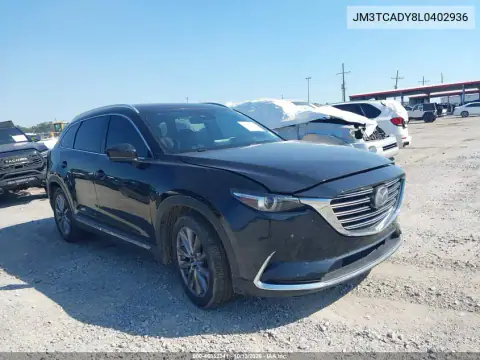 JM3TCADY8L0402936 — 2020 Mazda CX-9, Задняя часть, фото до ремонта