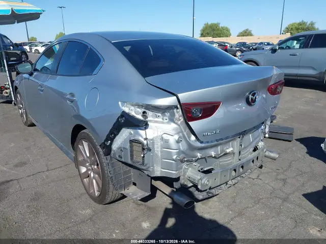 3MZBPACL2LM129243 — 2020 Mazda MAZDA3 Select Package, photo 3 from IAAI 16.10.2026, Right rear