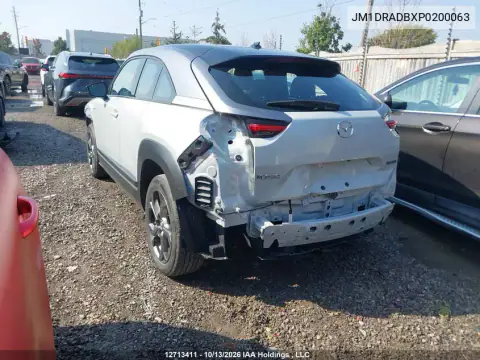 JM1DRADBXP0200063 — 2023 Mazda MX-30, ფოტო 3, IAAI 20.10.2026, წინა ნაწილი