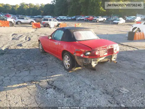 JM1NA3537V0736240 — 1997 Mazda MX-5, photo 4 from IAAI, Rear end