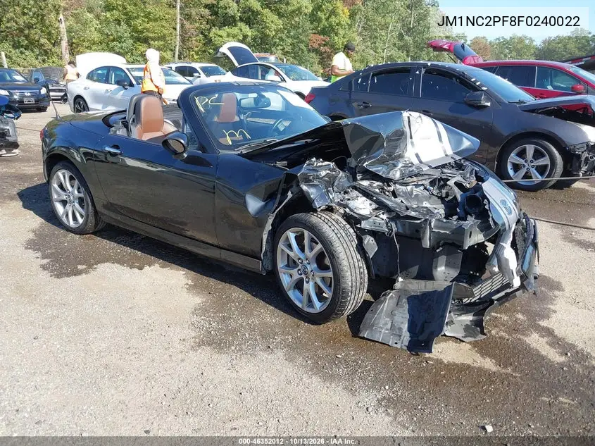 JM1NC2PF8F0240022 Mazda MX-5 2015 — повреждение Передняя часть, фото до ремонта