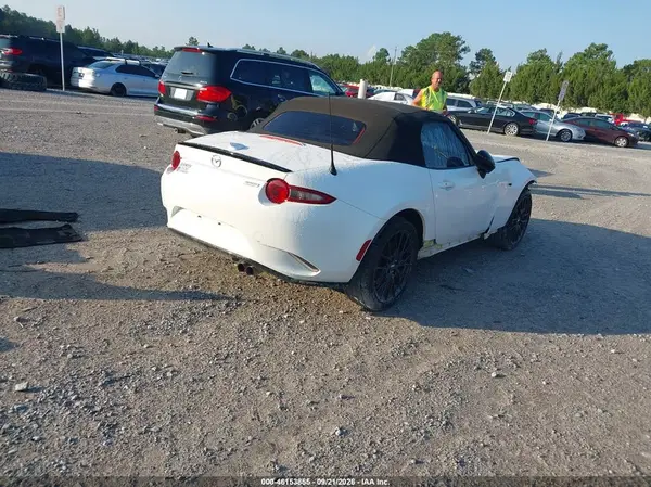 JM1NDAC75G0106124 — 2016 Mazda MX-5, foto 4 de IAAI 15.10.2026, Parte delantera