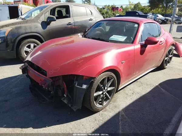 JM1NDAM73H0107725 — 2017 Mazda MX-5, фото 2 с аукциона IAAI, Передняя и задняя части