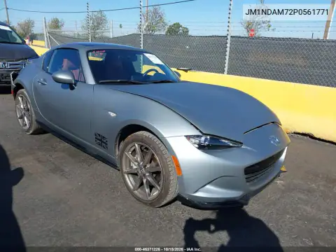 JM1NDAM72P0561771 — 2023 Mazda MX-5, Parte trasera, fotos antes de reparar