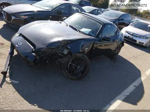 JM1NDAM76T0706272 — 2026 Mazda MX-5, фото 3 з IAAI, Передня частина зліва
