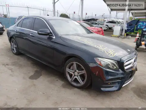 WDDZF4JB6HA116201 — 2017 Mercedes E-Klasse, Parte trasera, fotos antes de reparar