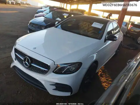 WDDZF6EB6HA183676 — 2017 Mercedes E-Klasse, фото 3 з IAAI 27.10.2026, Задня частина