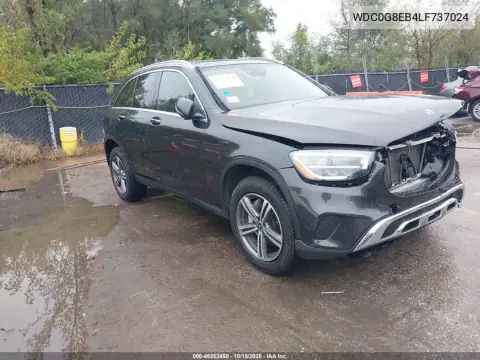 WDC0G8EB4LF737024 — 2020 Mercedes GLC, ПЕРЕДНЯЯ ЧАСТЬ, фото до ремонта