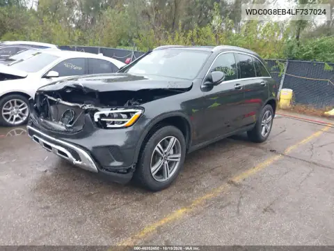 WDC0G8EB4LF737024 — 2020 Mercedes GLC, фото 2 с аукциона IAAI, ПЕРЕДНЯЯ ЧАСТЬ