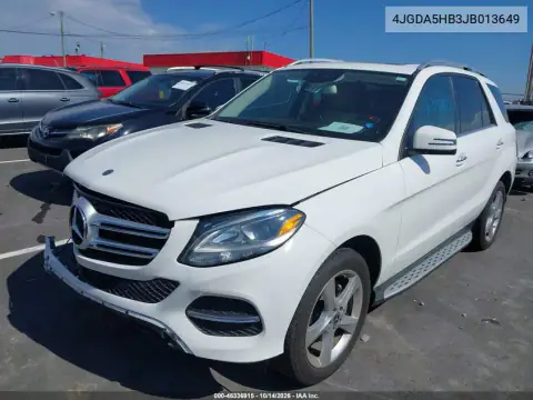 4JGDA5HB3JB013649 — 2018 Mercedes GLE, фото 2 с аукциона IAAI, Не указано