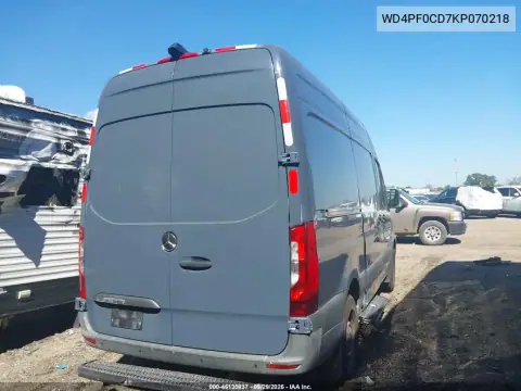 WD4PF0CD7KP070218 — 2019 Mercedes Sprinter, фото 4 с аукциона IAAI 28.10.2026, Правый бок