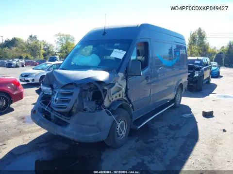 WD4PF0CDXKP049427 — 2019 Mercedes Sprinter, zdjęcie 2 z IAAI, Przód