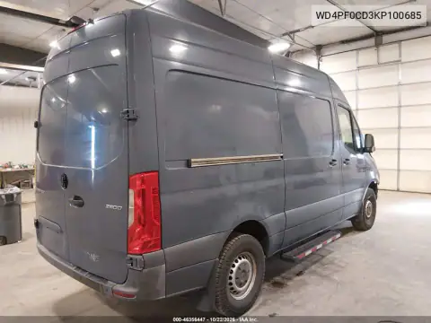 WD4PF0CD3KP100685 — 2019 Mercedes Sprinter, ფოტო 5, IAAI 03.11.2026, წინა ნაწილი