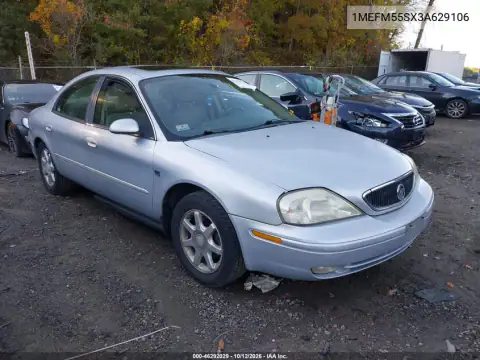 1MEFM55SX3A629106 — 2003 Mercury Sable, Nie, zdjęć przed naprawą