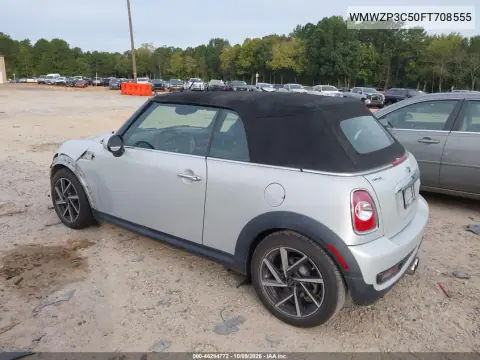 2015 Mini Convertible Cooper S VIN WMWZP3C50FT708555 фото 4