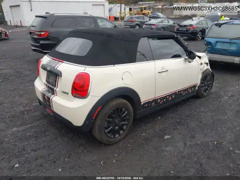 WMWWG5C3XH3C68685 — 2017 MINI Convertible, photo 4 from IAAI, Front end