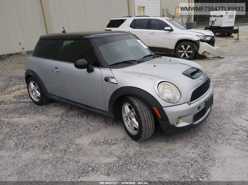 2007 Mini Cooper S VIN WMWMF73547TL85892 фото 2