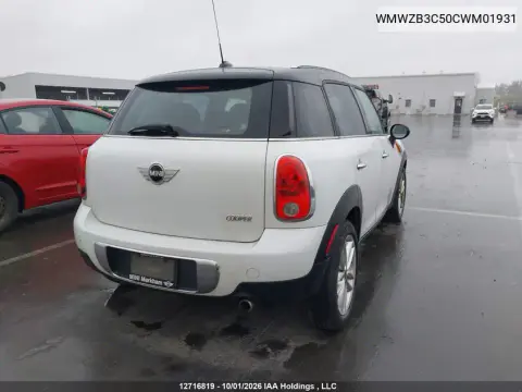 2012 Mini Cooper Countryman VIN WMWZB3C50CWM01931 фото 5