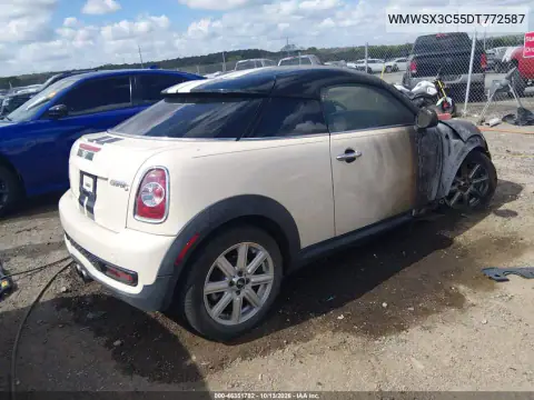 WMWSX3C55DT772587 — 2013 MINI Coupe, photo 4 from IAAI, Engine fire