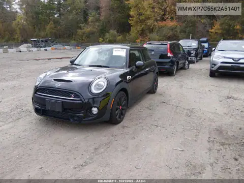 WMWXP7C55K2A51401 — 2019 MINI Hatch, photo 2 from IAAI, Freshwater flood
