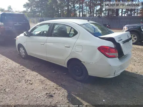 2017 Mitsubishi Mirage G4 Es VIN ML32F3FJ3HH002656 фото 4